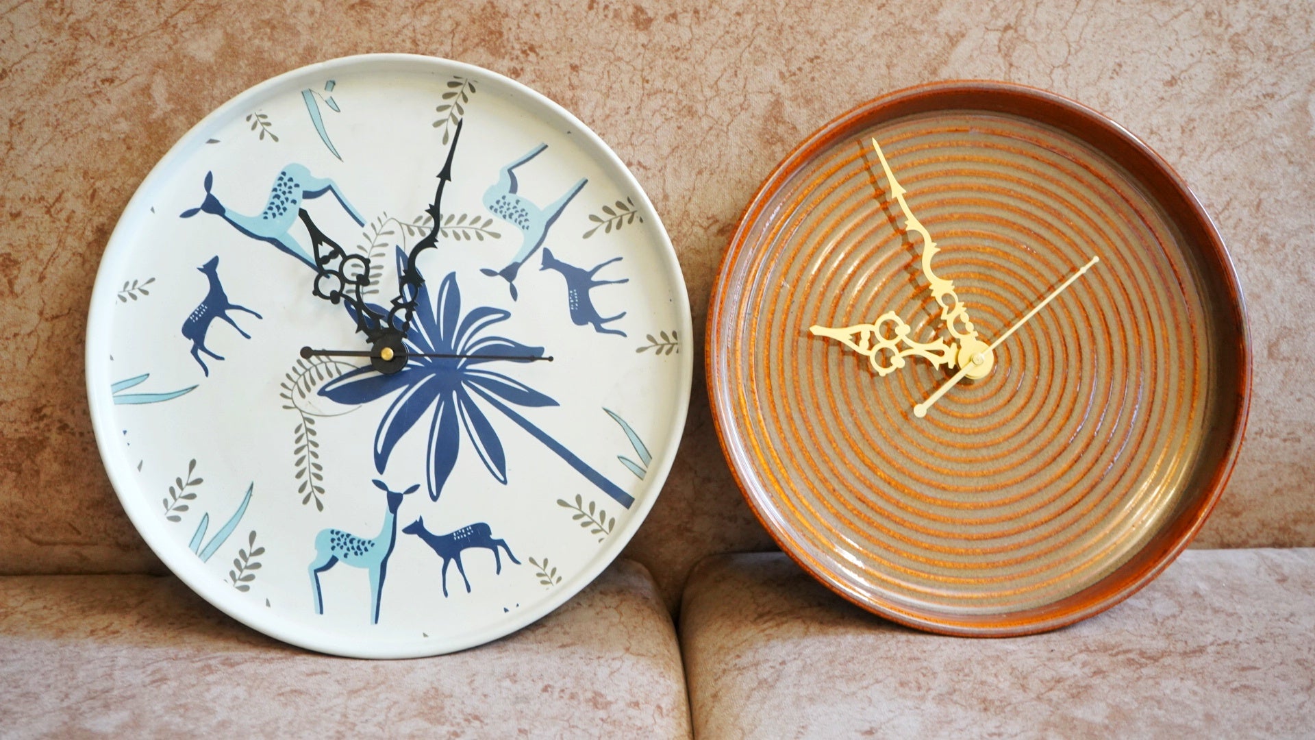 Moon Deer Clock + Earth Cycle Clock